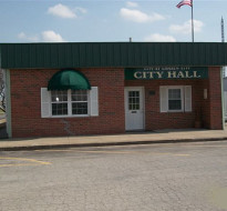 Garden City NY, Village Hall sign, Garden City is not a cit…